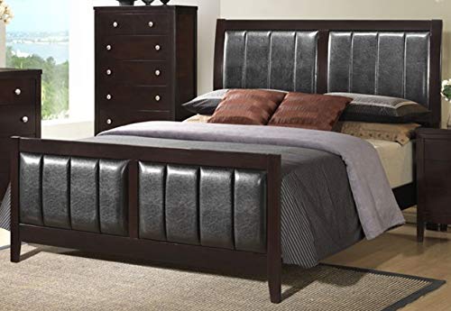 GTU Furniture Contemporary Styling Rosa 5Pc Queen Bedroom Set(Q/D/M/N/C)