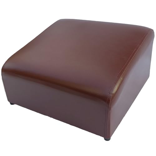 Cushions (brown),Square Accent,Beautifully Upholstered Furniture,Footstool Rectangular,Modern Home for Office,Footstool(Crimson),Library or Waiting Area, Side Table Use,Seating