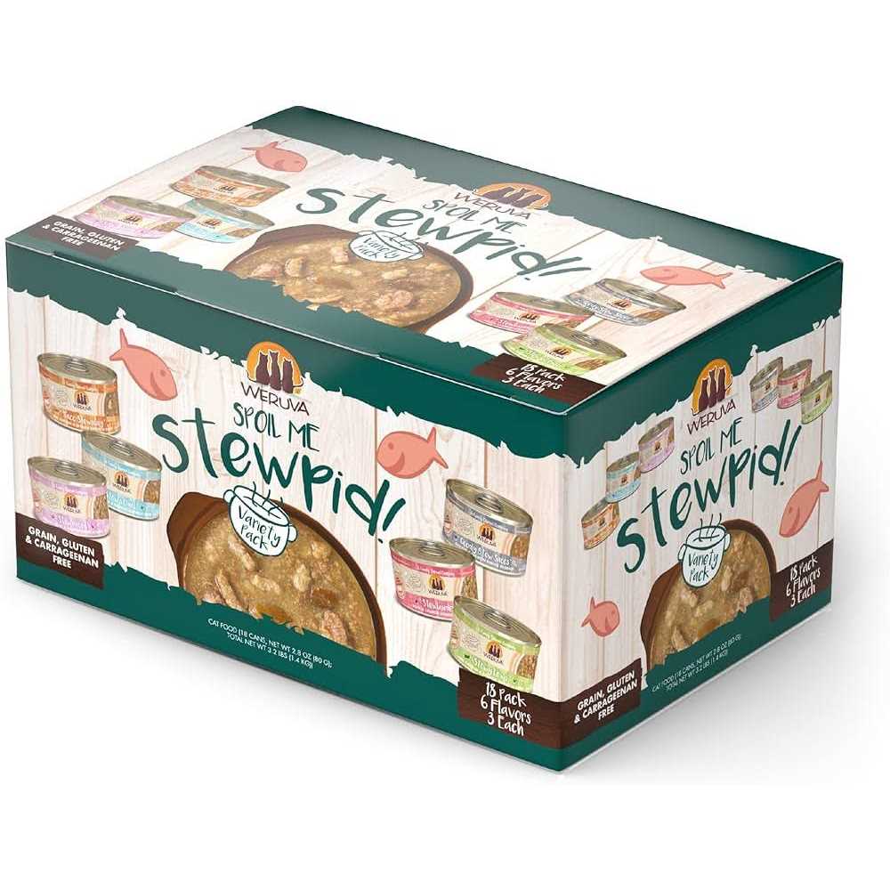 Weruva Classic Stews Cat Food Spoil Me Stewpid! Variety Pack - Pet Supplies online store