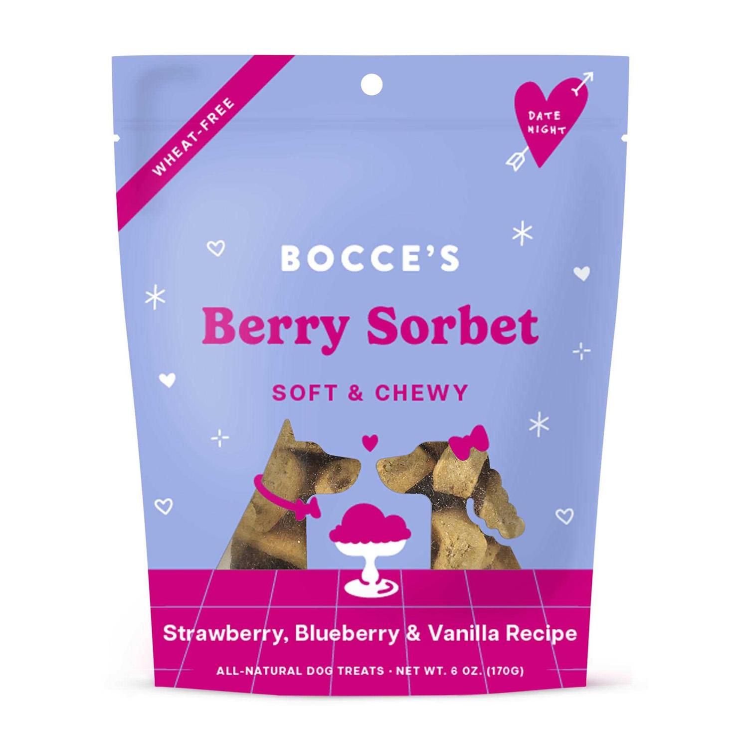 Bocce's Bakery Berry Sorbet Soft & Chewy Dog Treats - Pet Supplies online store