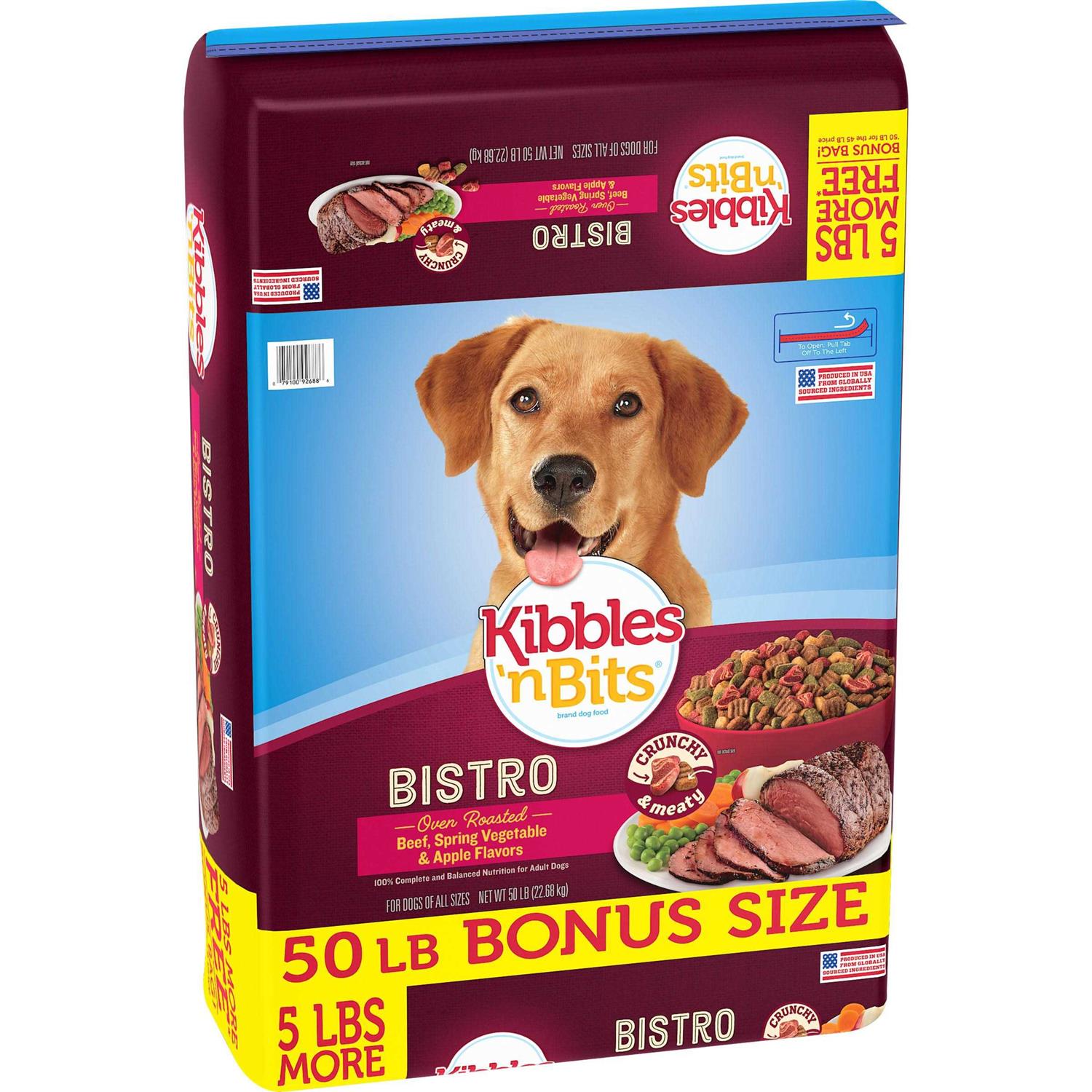 Kibbles n Bits Bistro Beef Dog Food - Pet Supplies online store