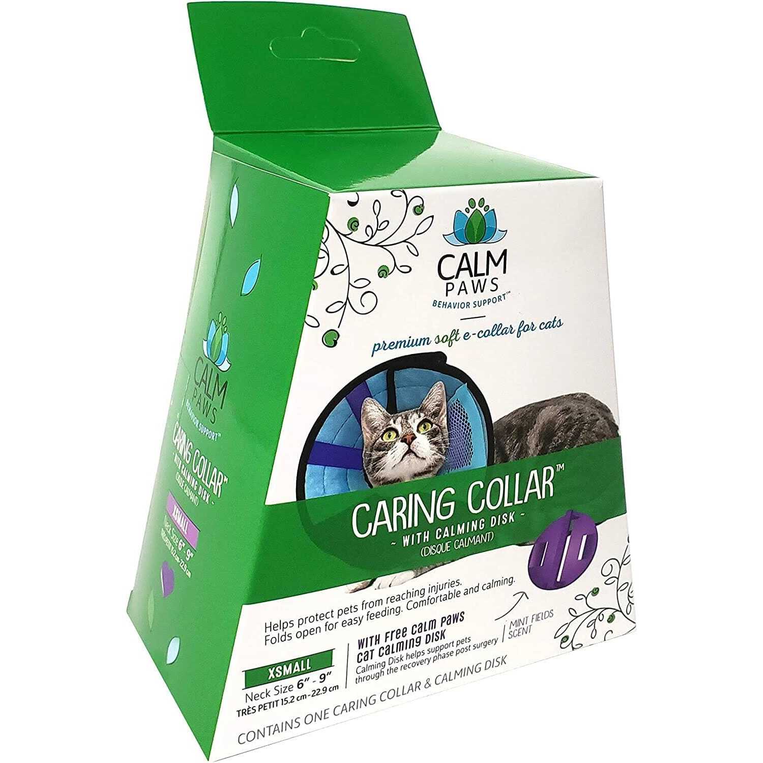 Calm Paws Cat Caring Collar w/ Calming Disk - Pet Supplies online store