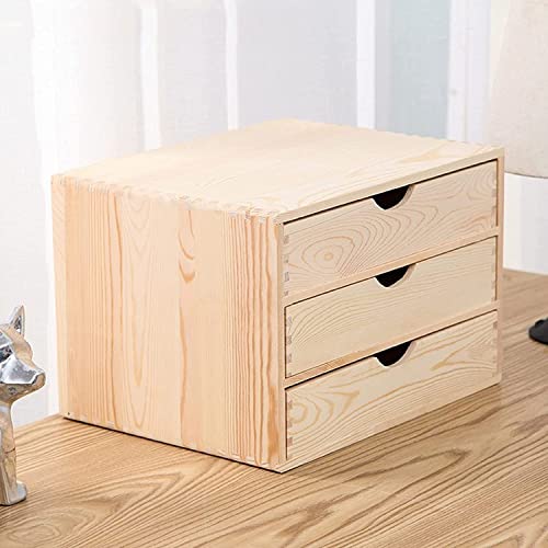 Filing cabinets for Home Office Filing Cabinets for Home Office Storage Drawers Wood Desk Organizers with Drawer, Wooden Storage Box, A4 Flat File Cabinet -3 Layers,C (A 4 Layers)