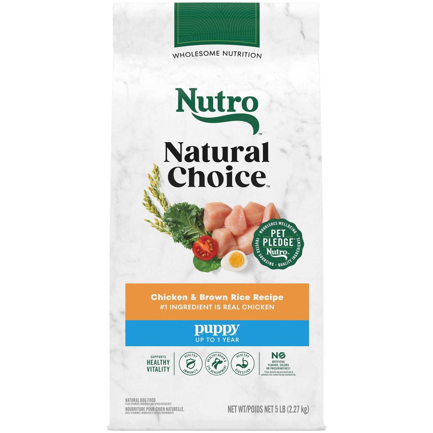 Nutro Natural Choice Puppy Chicken & Brown Rice Dog Food - Pet Supplies online store