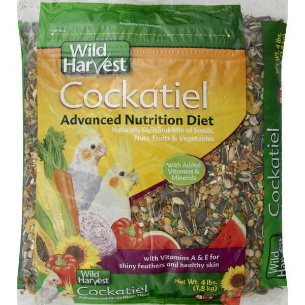 Wild Harvest Cockatiel Advanced Nutrition Diet - Pet Supplies online store