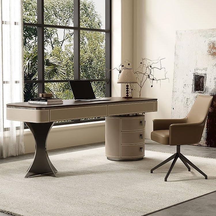 Desk for Bedroom Modern Retro Home Study Desk Writing Desk Bedroom Finish Desk Computer Desk Company Office Desk Gamingdesk(160 * 70 * 75cm)