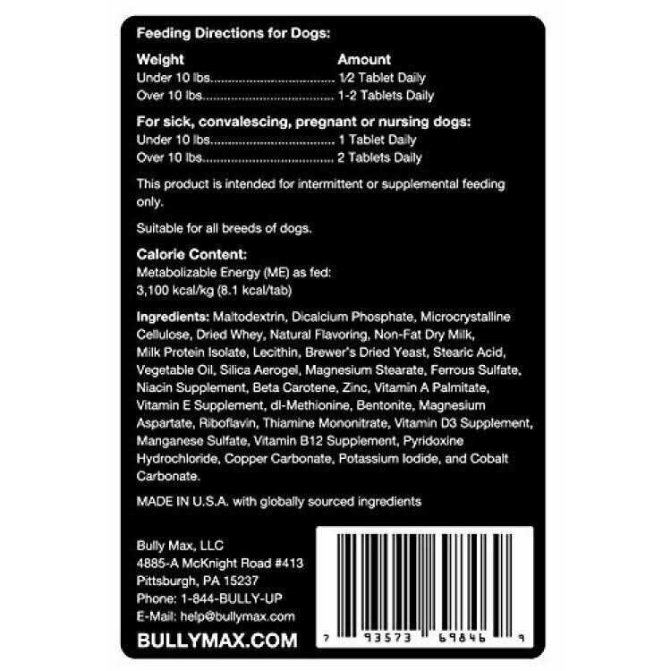 Bully Max The Ultimate Canine Supplement - Pet Supplies online store