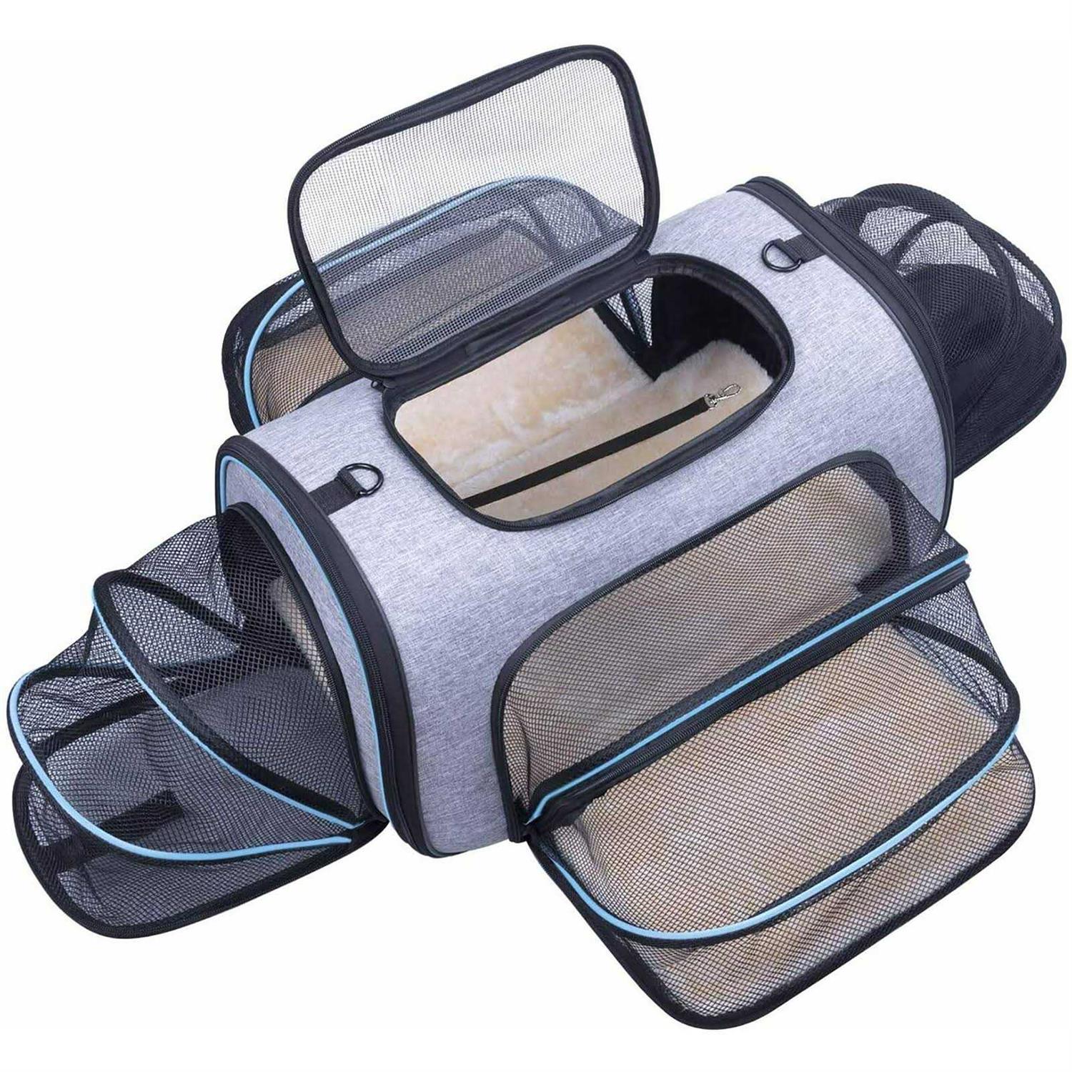 Siivton Airline Approved Expandable Soft-Sided Foldable Pet Carrier - Pet Supplies online store
