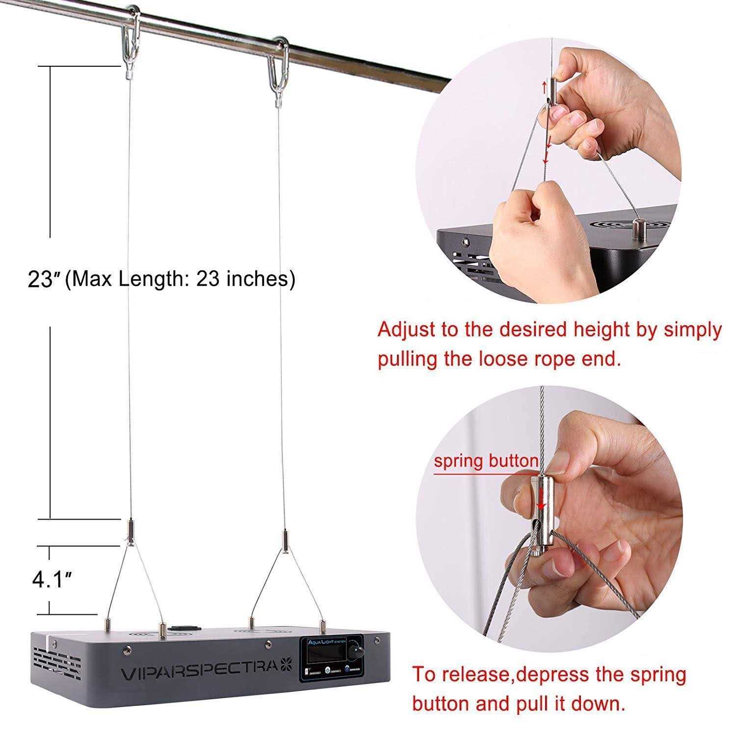 Viparspectra Timer Control 165w LED Aquarium Light Dimmable Full Spectrum for Coral Reef Grow Fish Tank - Pet Supplies online store