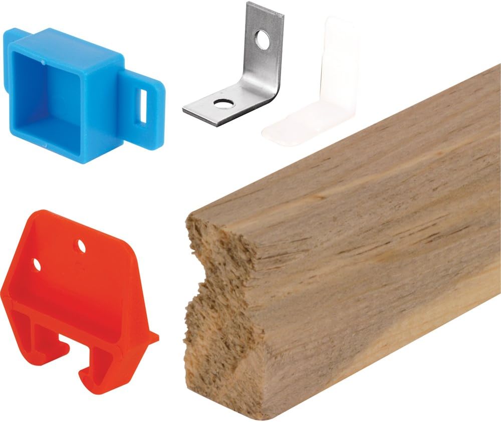 Prime-Line R 7144 24 In., Wood, Drawer Track Repair Kit (1 Kit)