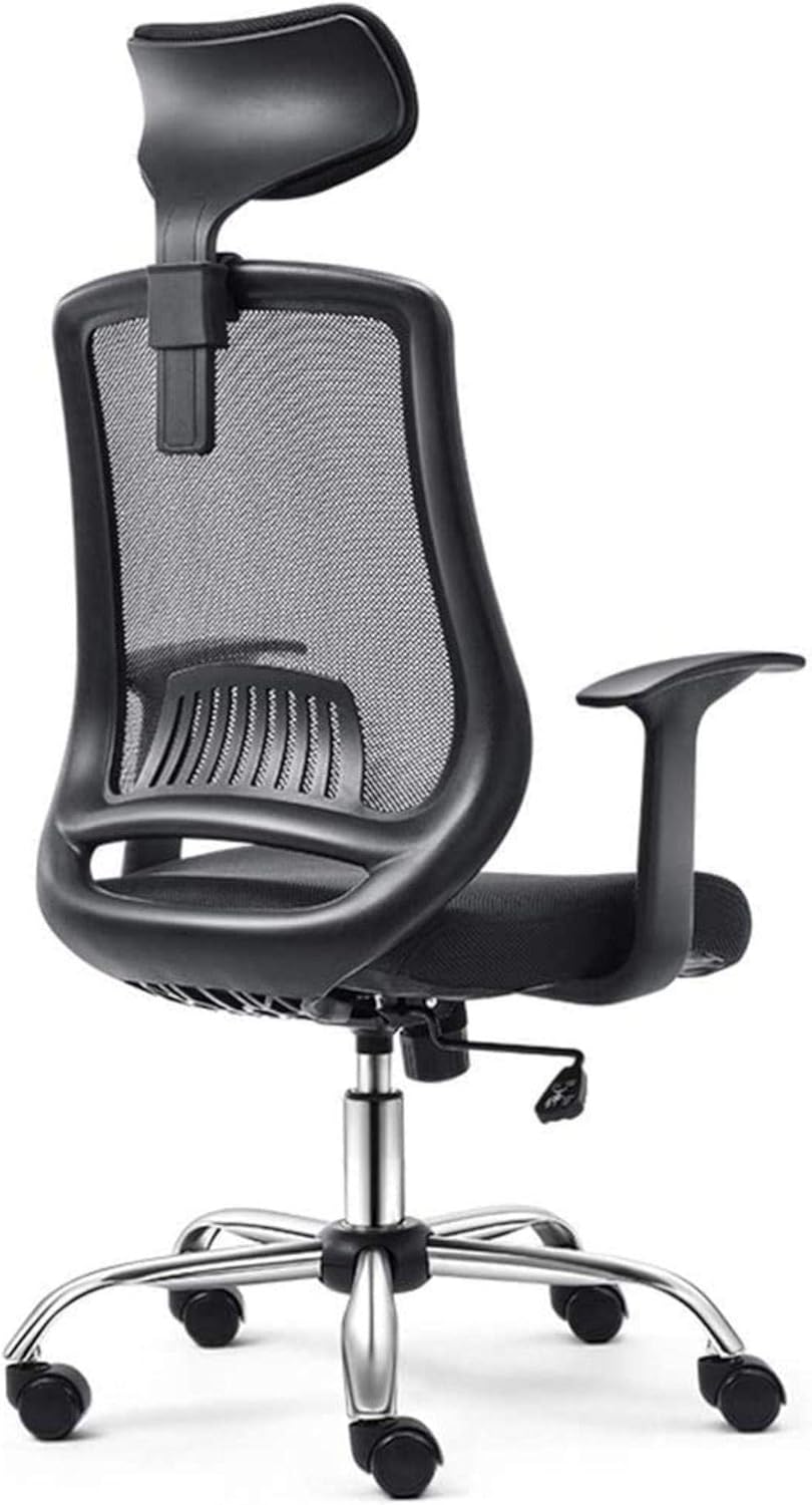 Armchair Office Chair, High Back Swivel Chair Computer Desk Mesh Chair Adjustable Height for Home Work Study Task Gamin