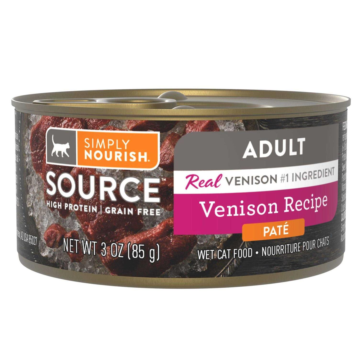 Simply Nourish SOURCE Pate Adult Wet Cat Food Natural - Pet Supplies online store