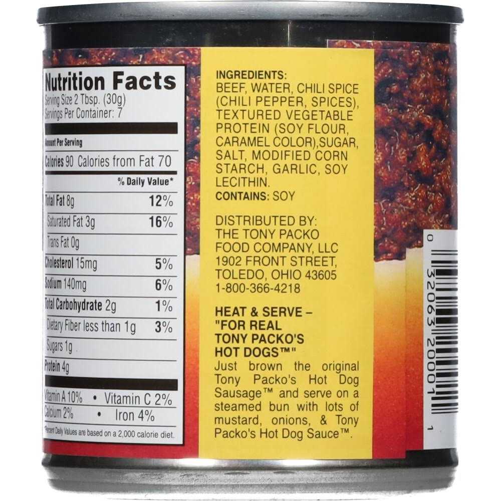 Tony Packo's Hot Dog Sauce - Pet Supplies online store