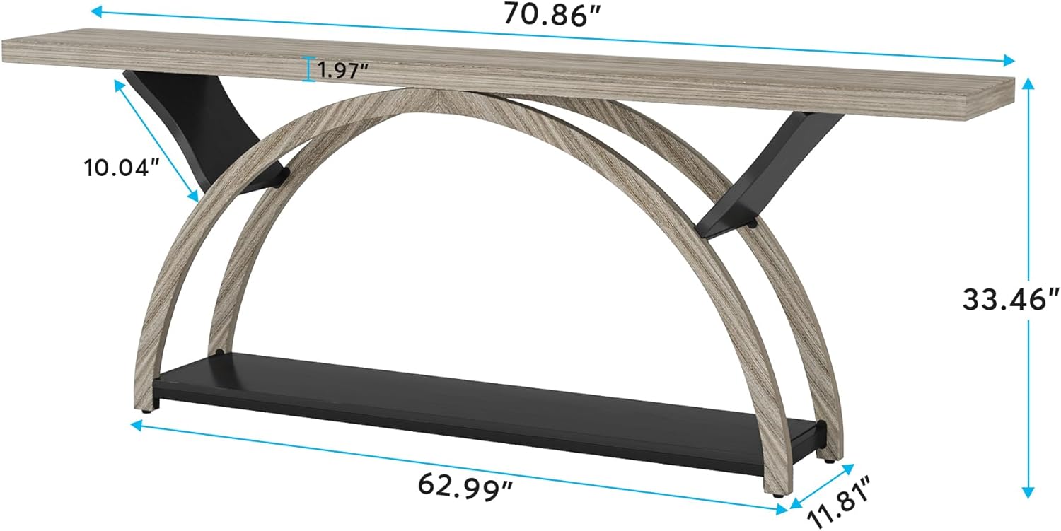 Tribesigns Console Tables for Entryway, 70.87