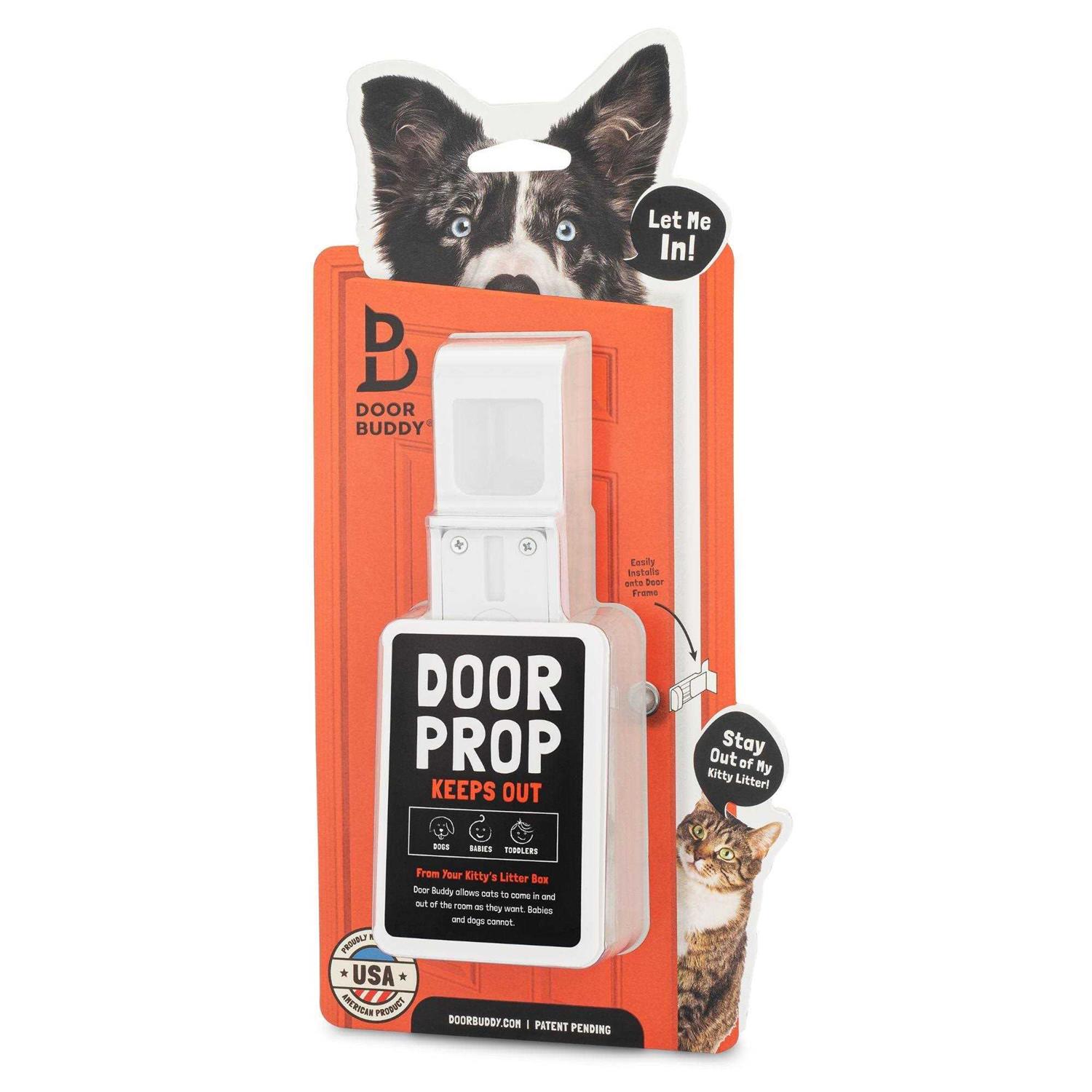 Door Buddy Door Prop for Cats Easiest Cat Door Latch Holder to Keep Interior Door Open for Pets - Pet Supplies online store