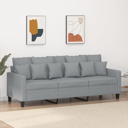 3-Seater Sofa Light Gray 70.9
