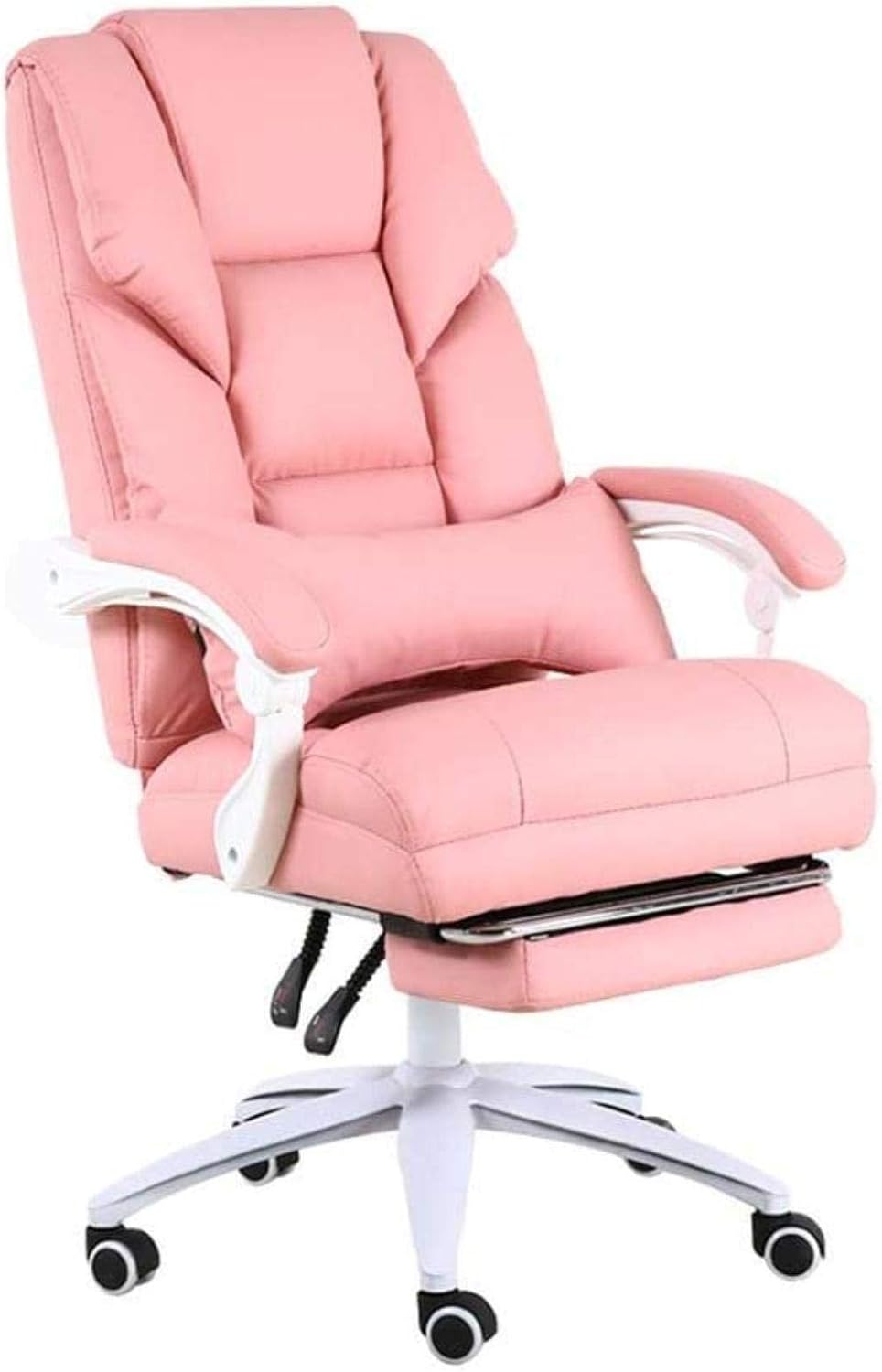 Office Chair Gaming Chair Chairs Office Chairs for Home Armchair Office Swivel Chair, High Back Desk Executive Task with Lumbar Support andFootstool Stool Chair