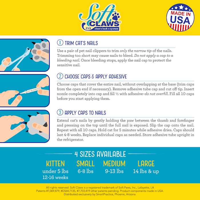 Soft Claws Nail Caps for Cats - Pet Supplies online store