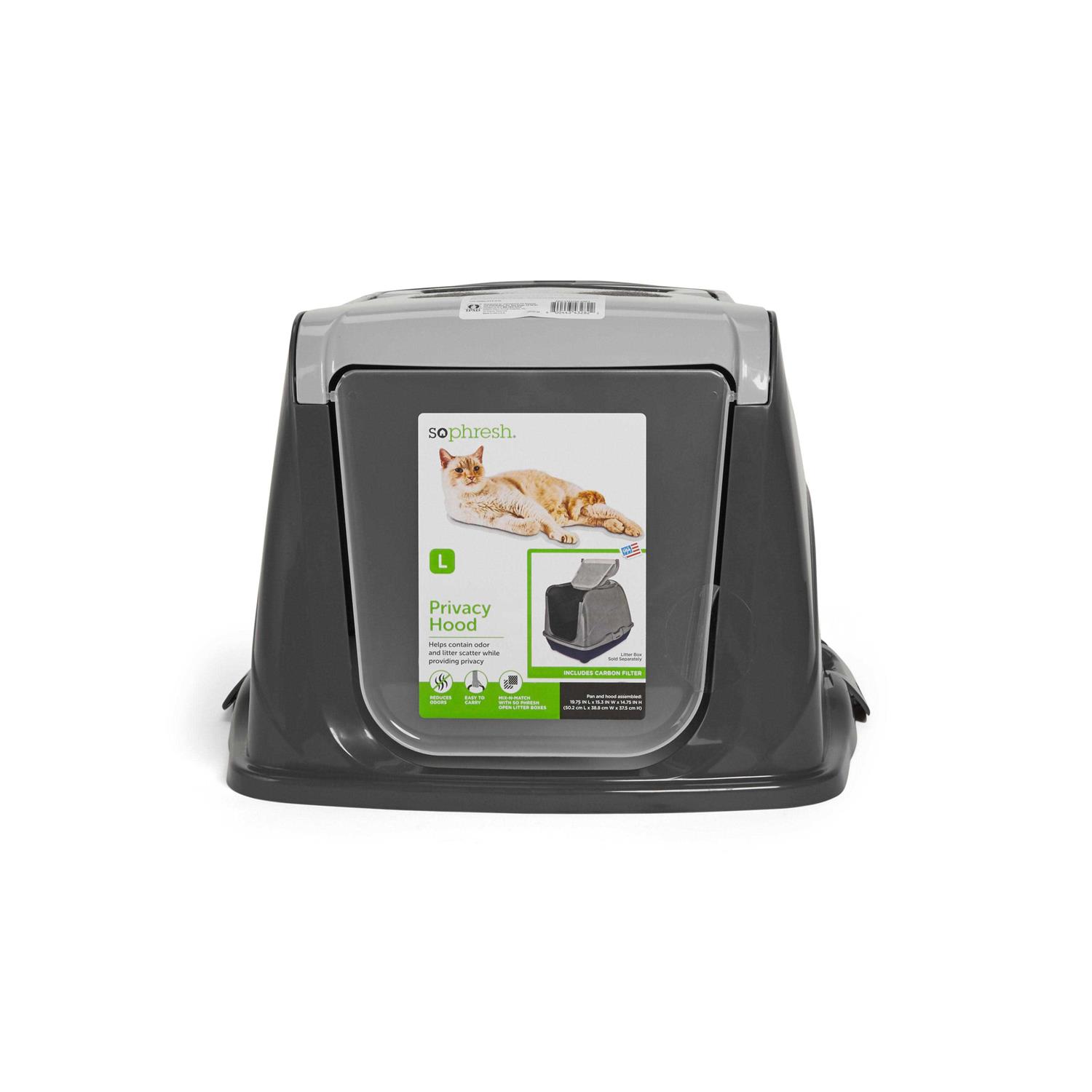 So Phresh Flip Top Cat Litter Box Hood - Pet Supplies online store