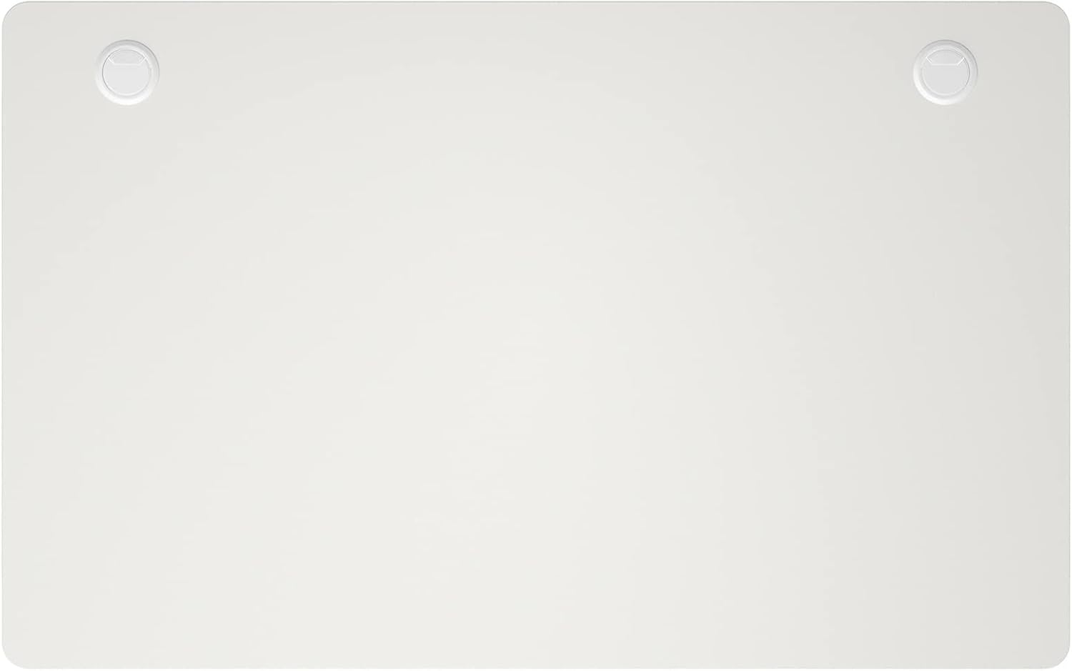 IFANNY One-Piece Solid Table Top, 48 x 30 inch Countertop Rectangular Relevance Tabletop w/ 2 Cable Management Holes, Ideal for Standard & Standing Desk Frame, White