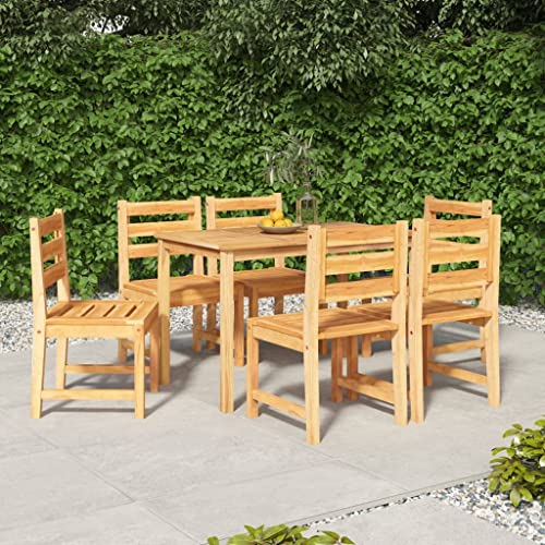 5 Piece Patio Dining Set, Modern Patio Furniture Set Outdoor Dining Table Outdoor Furniture Set Outdoor Chairs Suitable for Apartments Patio Resorts Hotels, Solid Wood Teak