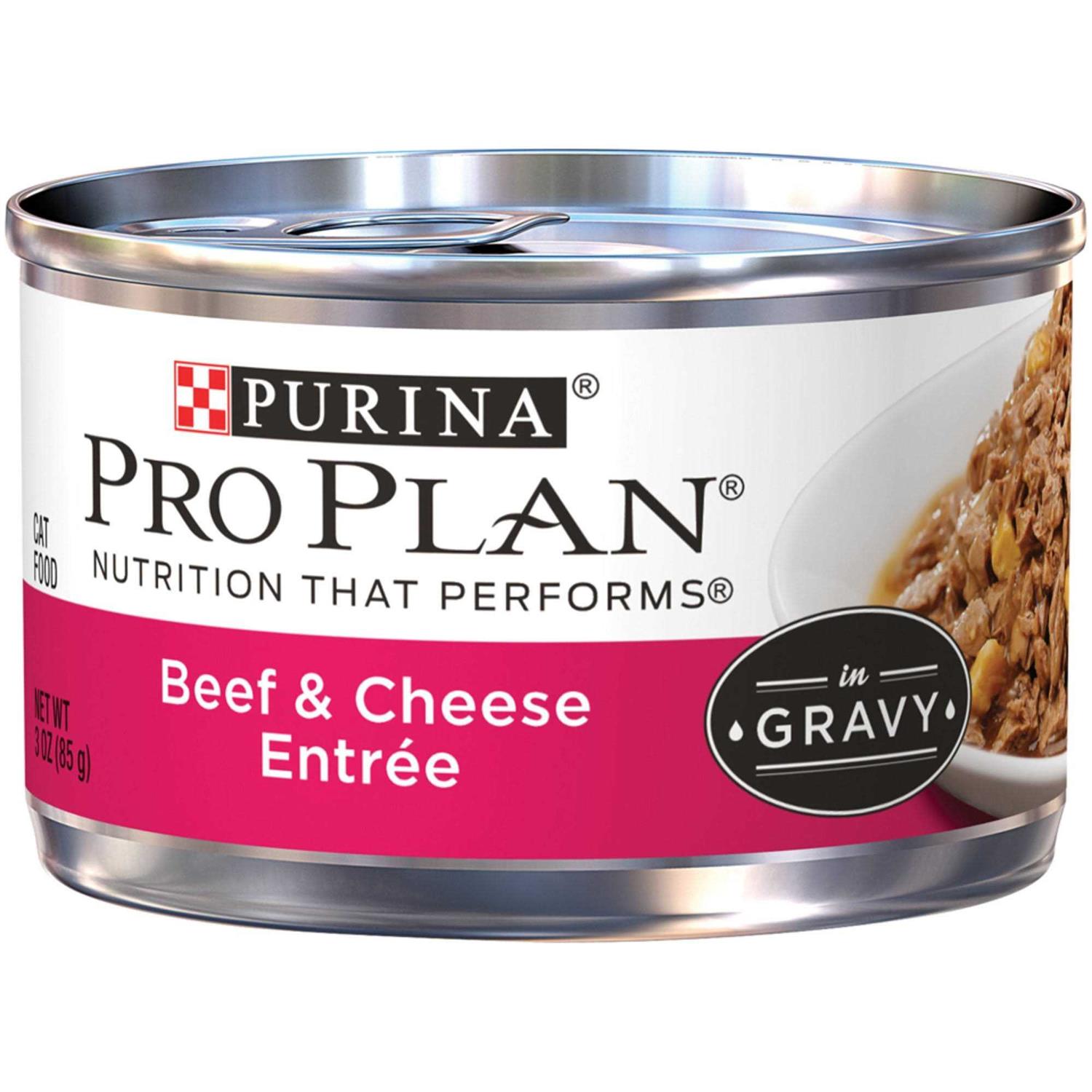 Purina Pro Plan Cheese Entree in Gravy Cat Food - Pet Supplies online store