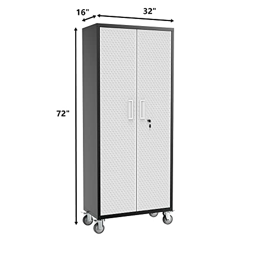 Metal Storage Cabinets Locker for Home Office, 72