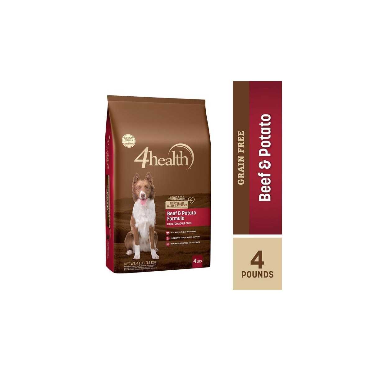 4health Grain Free Formulation Beef and Potato Formula Dry Dog Food 1046158 - Pet Supplies online store