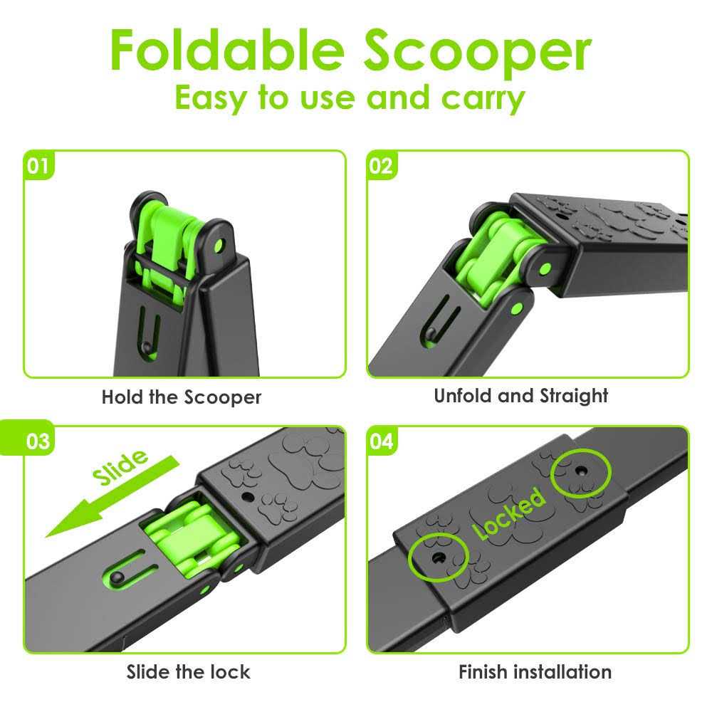 TIMINGILA 33 Long Handle Portable Pet Pooper Scooper for Large and Small Dogs,High Strength Material and Durable Spring,Great for Lawns - Pet Supplies online store