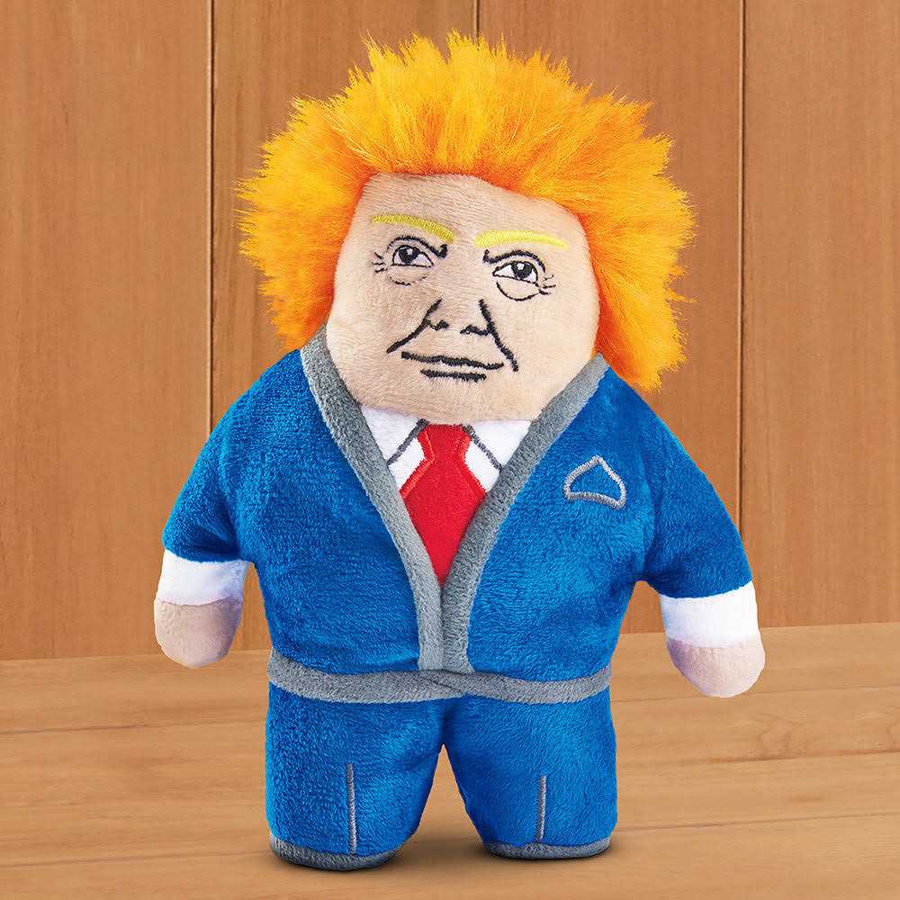 Donald Trump Barkbox Dog Toy Dognald with Squeaker 8 A7 - Pet Supplies online store