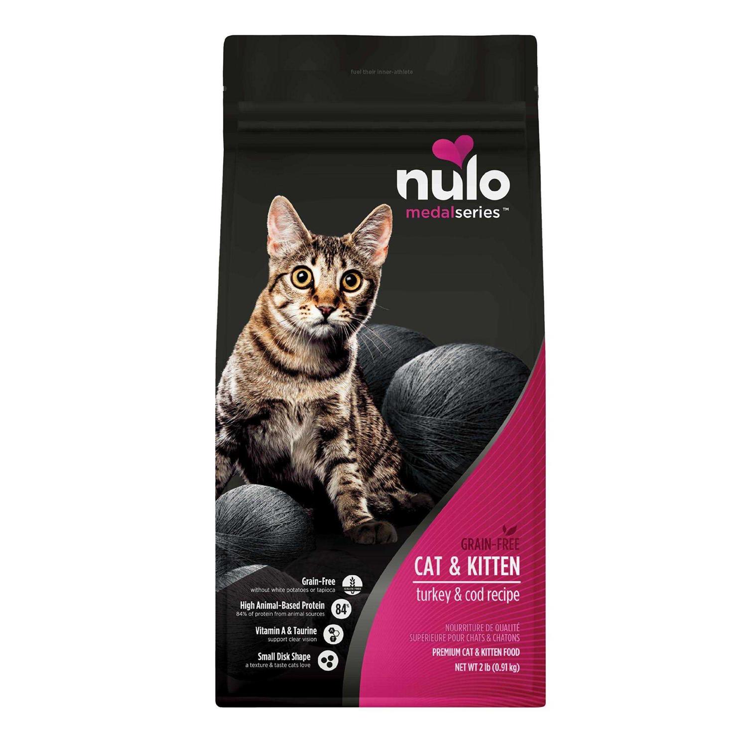 Nulo MedalSeries Grain-Free Turkey & Cod Dry Cat & Kitten Food - Pet Supplies online store