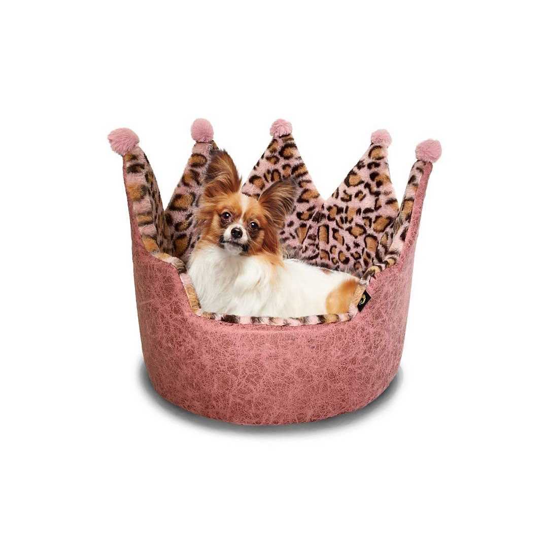 Precious Tails Leopard Crown Bed - Pet Supplies online store
