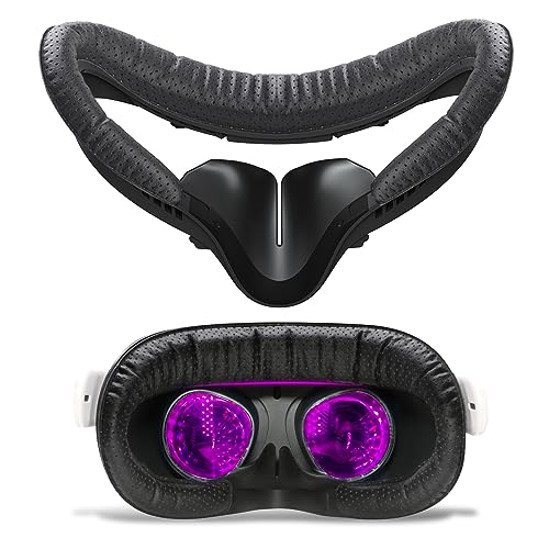 Compatible with Oculus Quest 2 Face Bracket Replacement,VR Breathable Foam Face Pad Protective for Meta Quest 2,Comfortable Face Cover Cushion VR Accessories