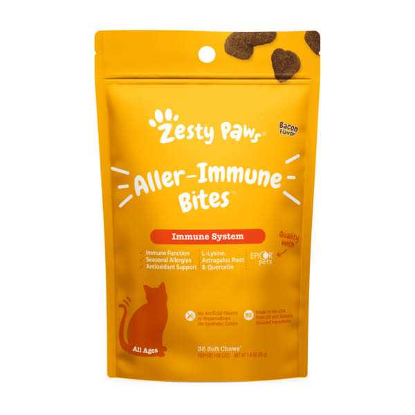 Zesty Paws Aller-Immune Cat Bites - Pet Supplies online store