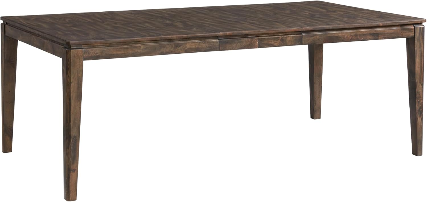 Kauai 42 x 60-78 Butterfly Leaf Convertible Dining Table, Brown