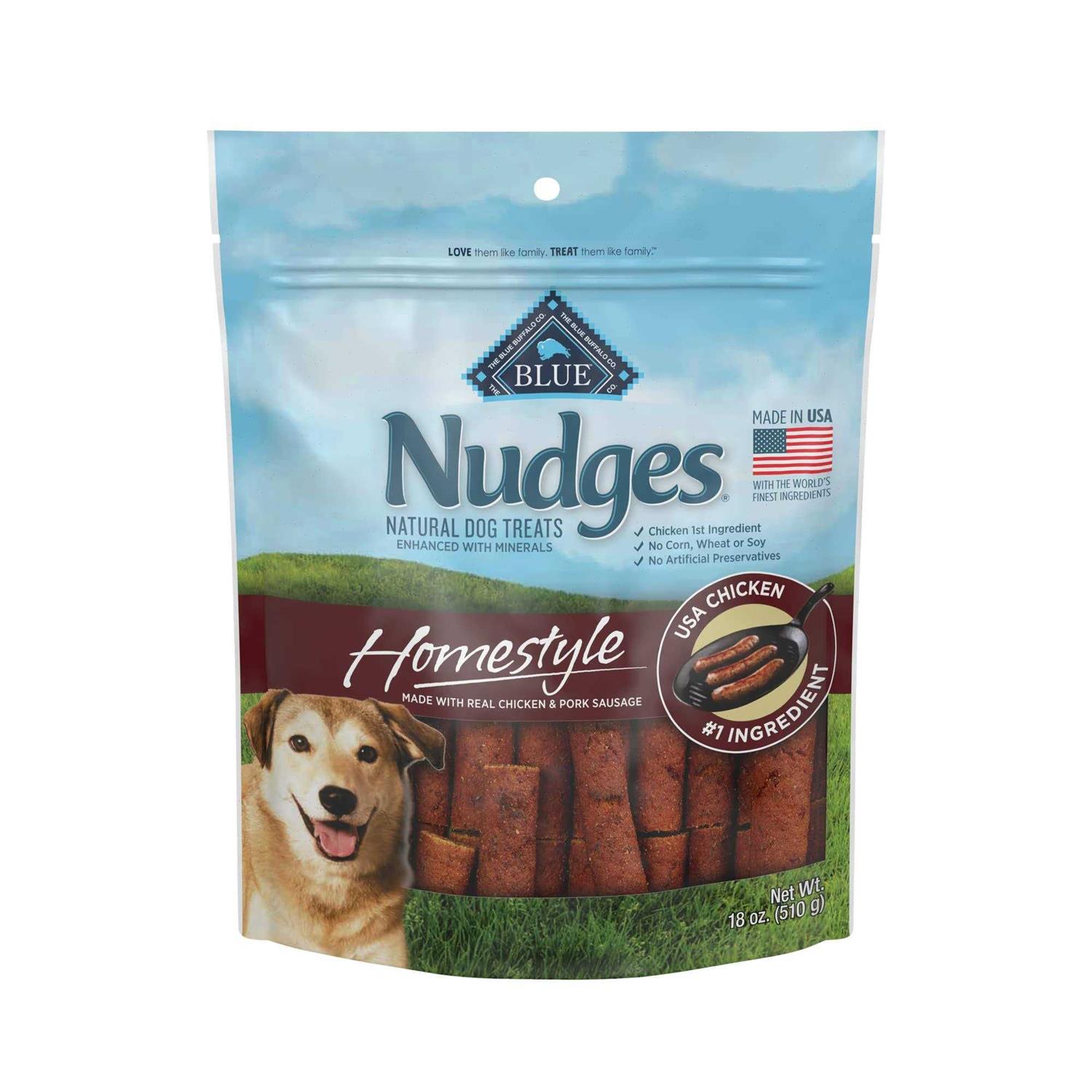 Blue Buffalo Nudges Homestyle Chicken Natural Dog Treats - Pet Supplies online store