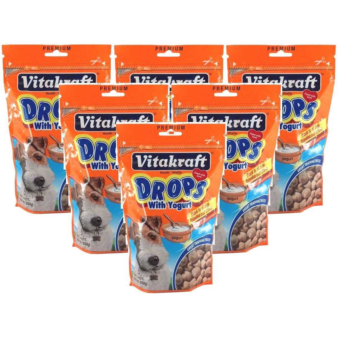 Vitakraft Drops with Yogurt Dog Treats - Pet Supplies online store