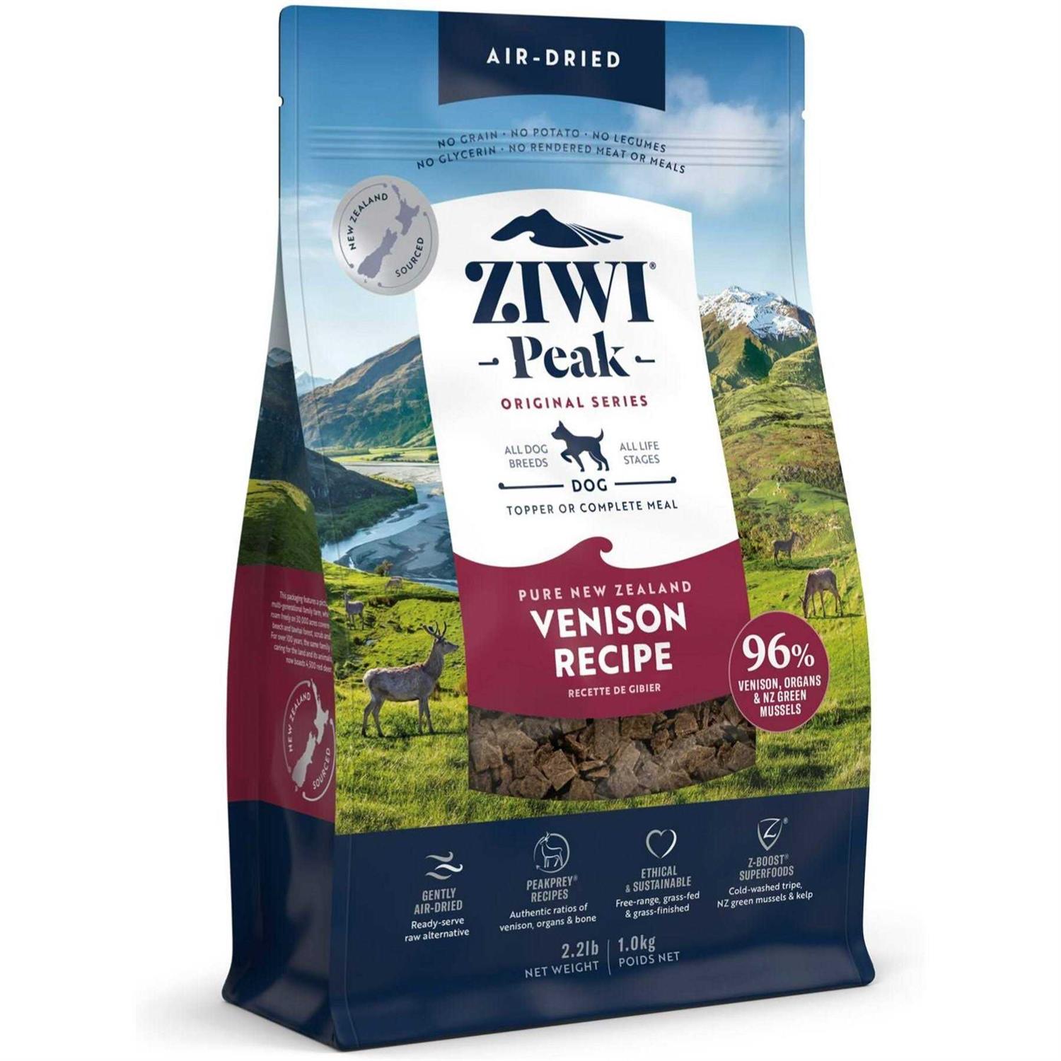 Ziwi Peak Air-Dried Dog Food Venison - Pet Supplies online store