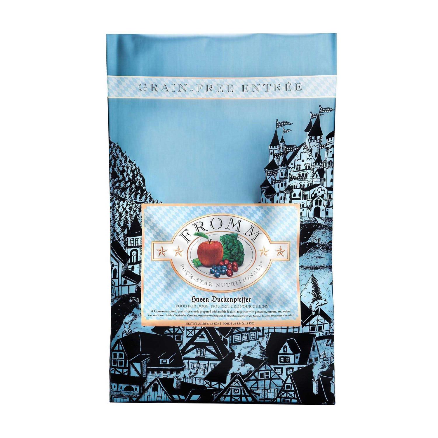 Fromm Four Star Hasen Duckenpfeffer Dog Food - Pet Supplies online store