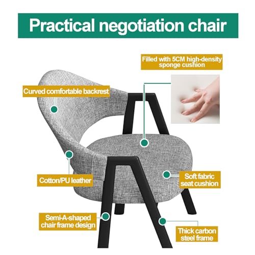 Kitchen Table And Chairs For 4,Office Conference Table,Reception Round Table And Chair Combination,Small Meeting Room Table,1 Table 4 Chairs,Business Conference Room Coffee Table,Suitable For Lounge (