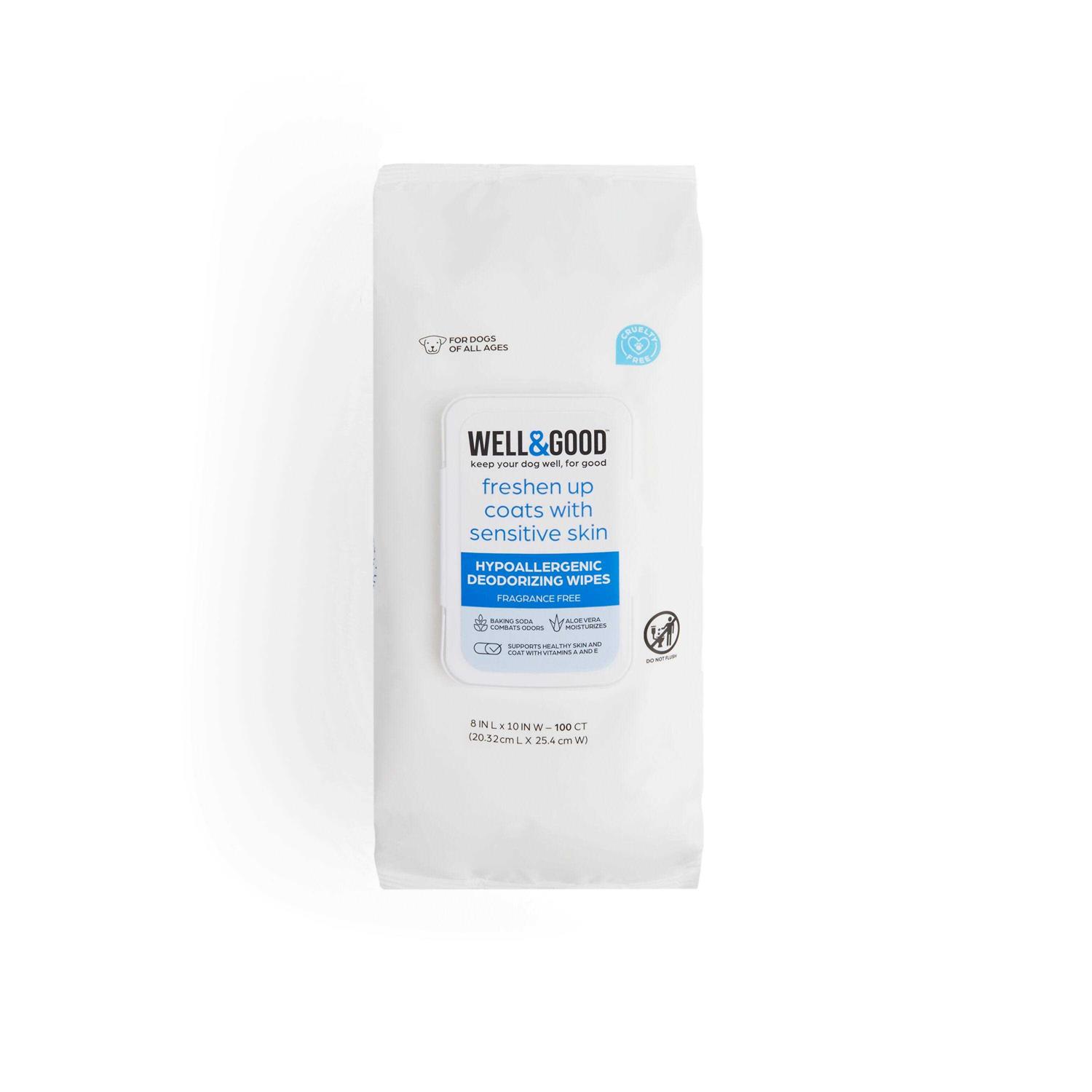 Well & Good Unscented Dog Wipes - Pet Supplies online store
