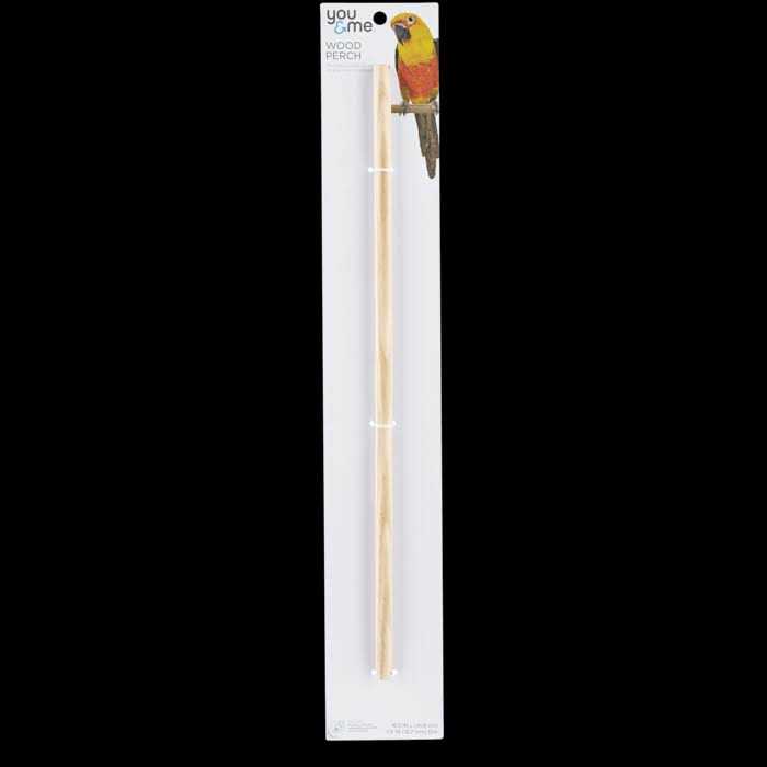 You & Me Wood 23.75 Bird Perch - Pet Supplies online store