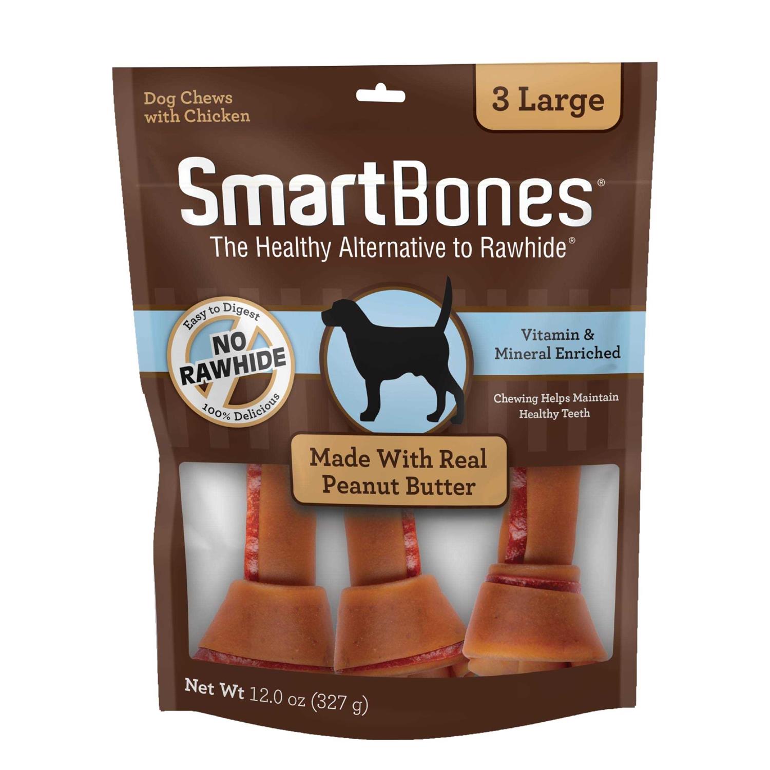SmartBones Peanut Butter Dog Chews - Pet Supplies online store