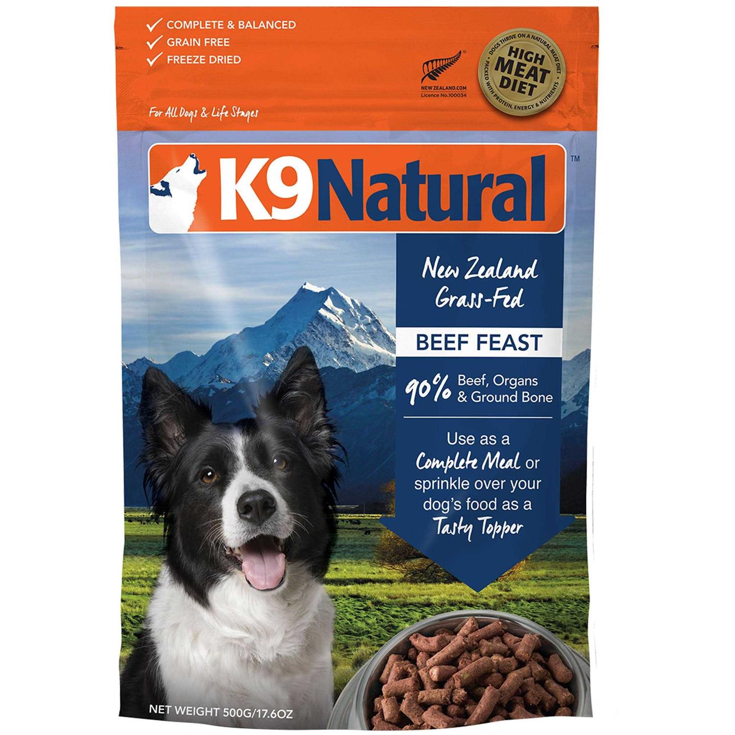 K9 Natural Beef Feast Freeze-Dried Dog Food - Pet Supplies online store