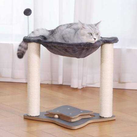 Petfamily 3 in 1 Cat Scratching Post with Hammock - Pet Supplies online store