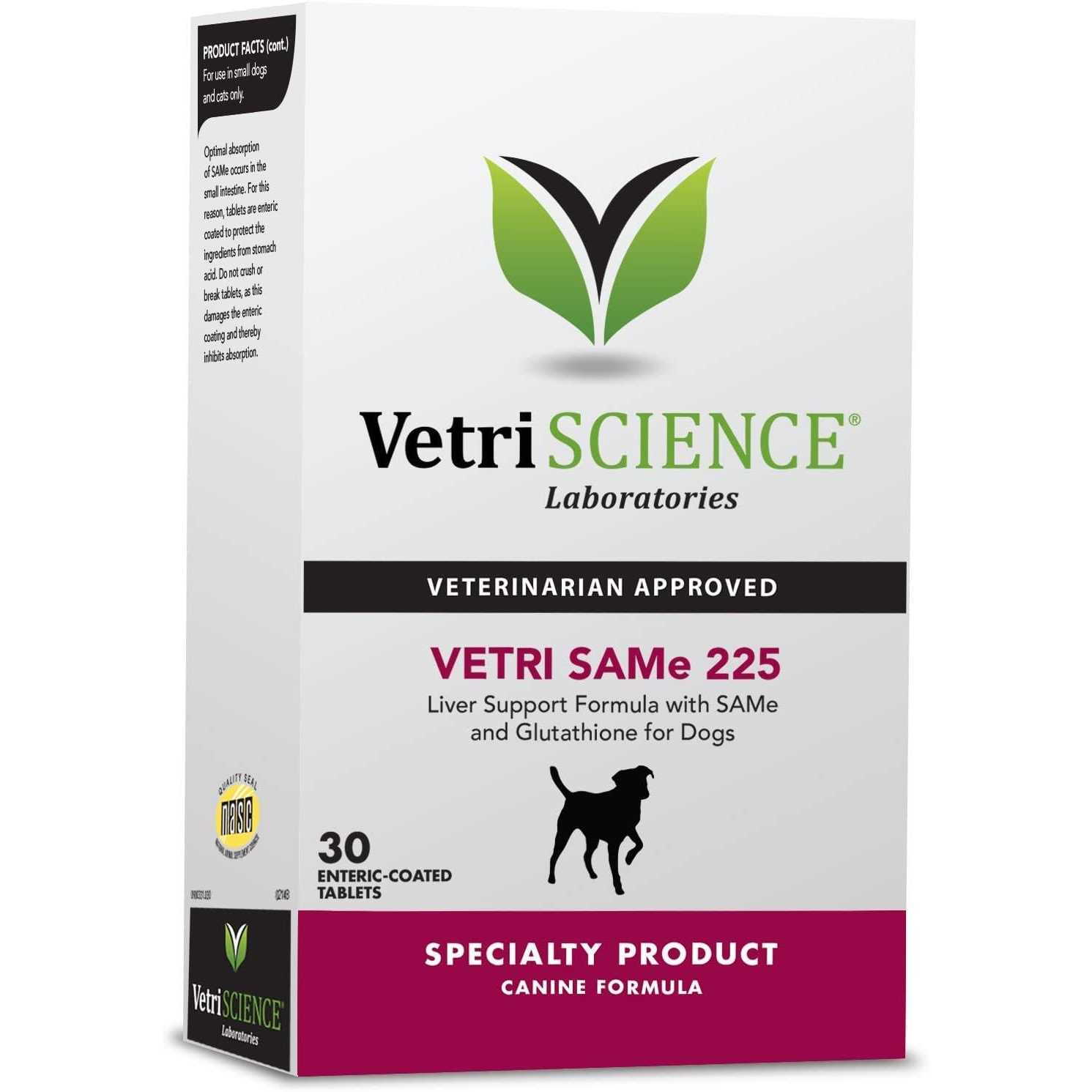 VetriScience Vetri SAMe 225 mg Liver Support for Dogs - Pet Supplies online store