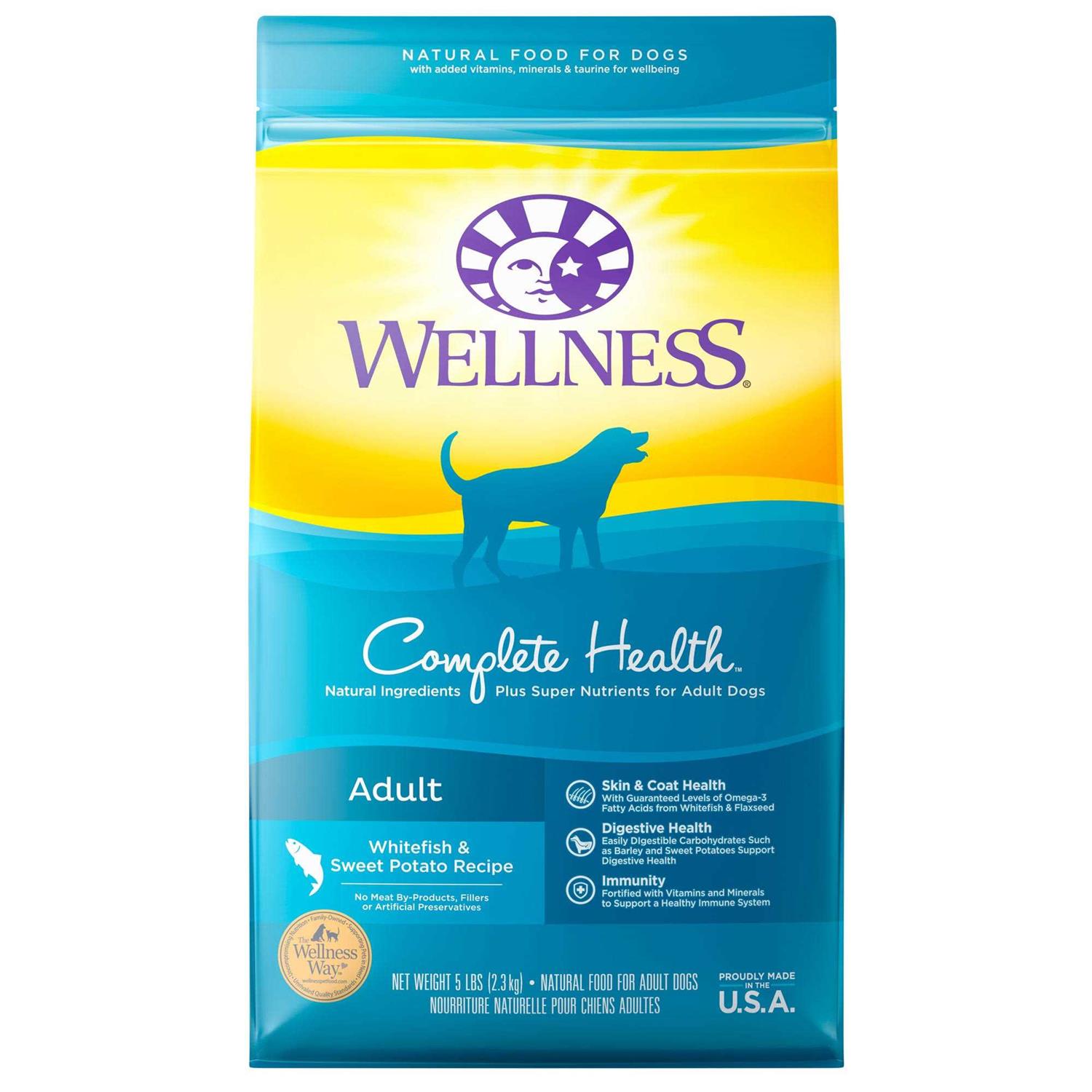 Wellness Complete Health Whitefish & Sweet Potato Dry Dog Food - Pet Supplies online store