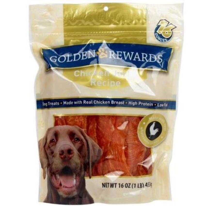 Golden Rewards Chicken Jerky Treats - Pet Supplies online store