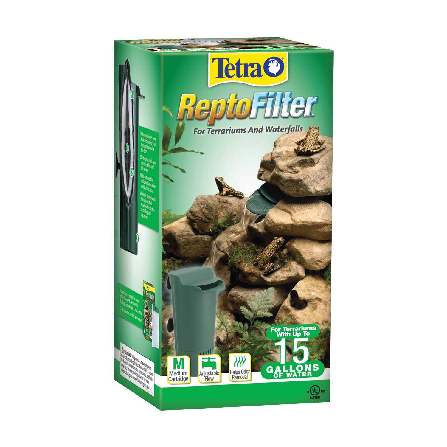 Tetra Repto-Filter 60 Gph Perfect for Terrariums Up to 15 Gallons - Pet Supplies online store