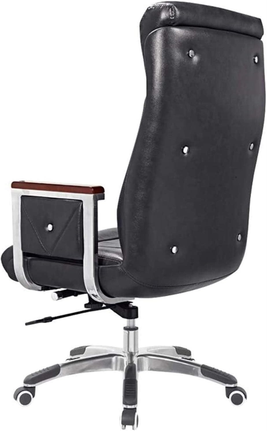 Executive Swivel Office Chair Simple High-end Leather Chair Computer Chair Revolving Boss Manager Chair Sponge Executive Chair (Color : Brown)